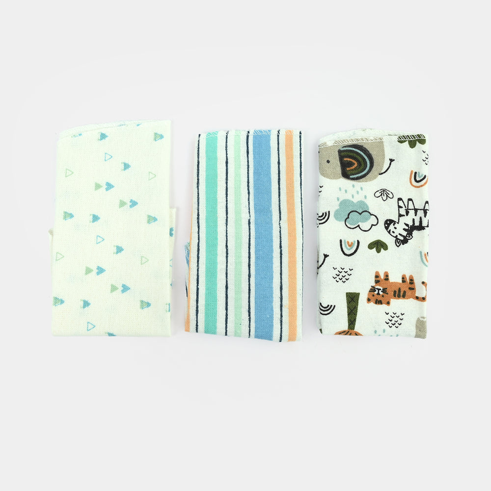 Soft Cotton Baby Face Towel 3Pcs
