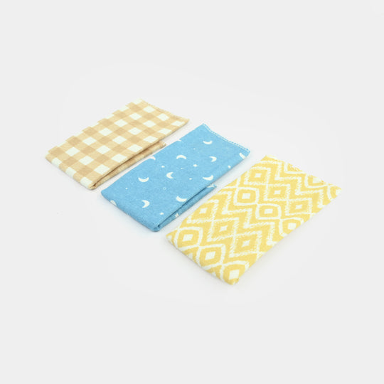 Soft Cotton Baby Face Towel 3Pcs
