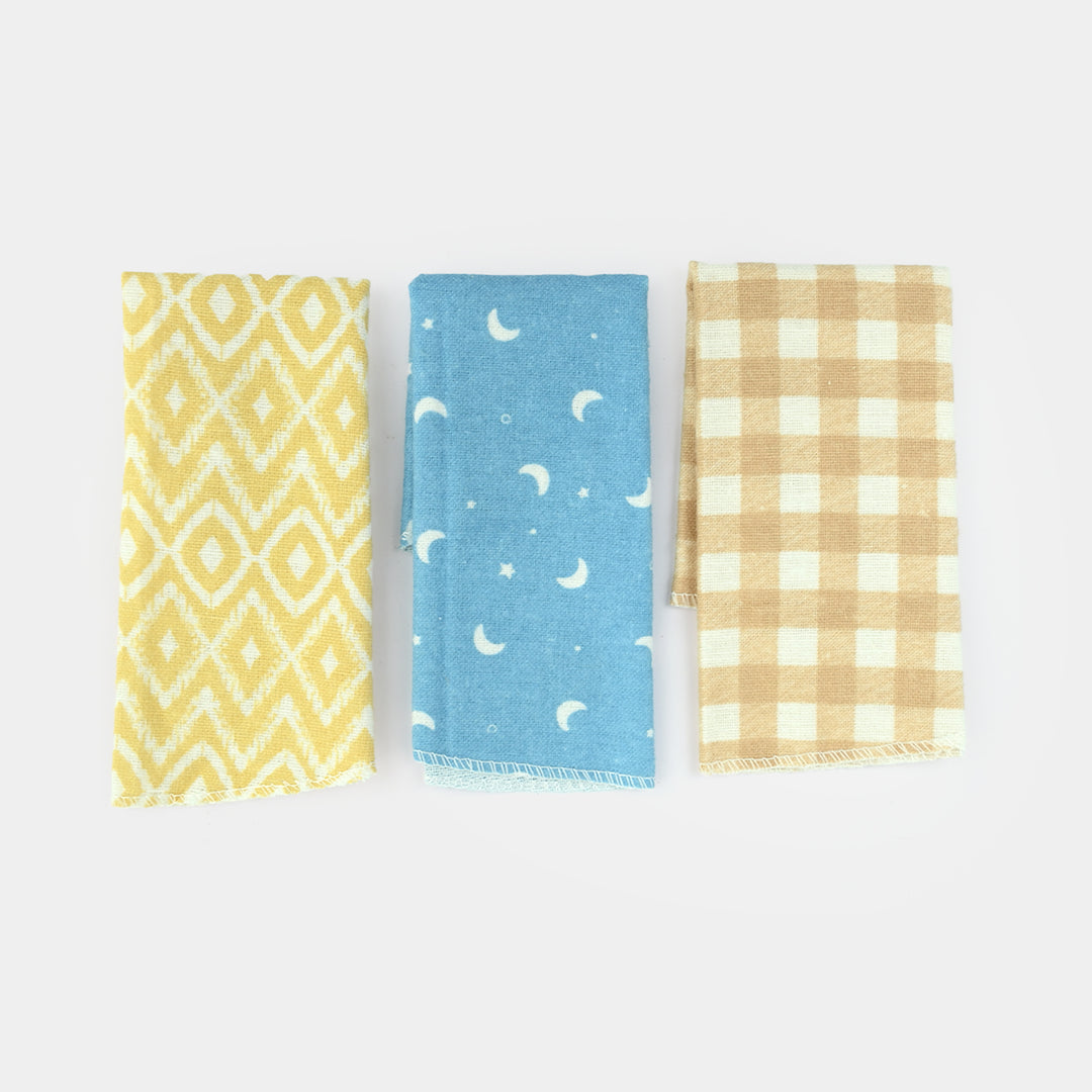 Soft Cotton Baby Face Towel 3Pcs