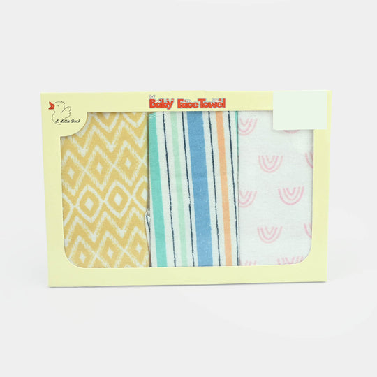 Soft Cotton Baby Face Towel 3Pcs