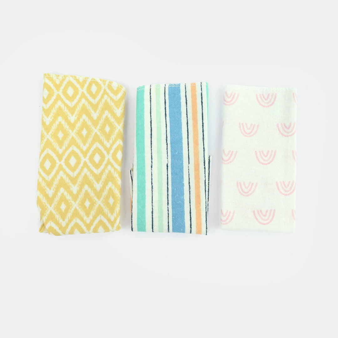 Soft Cotton Baby Face Towel 3Pcs
