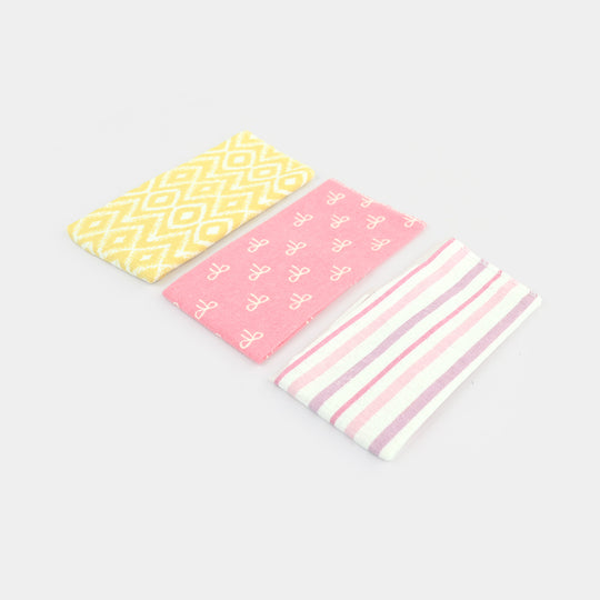 Soft Cotton Baby Face Towel 3Pcs