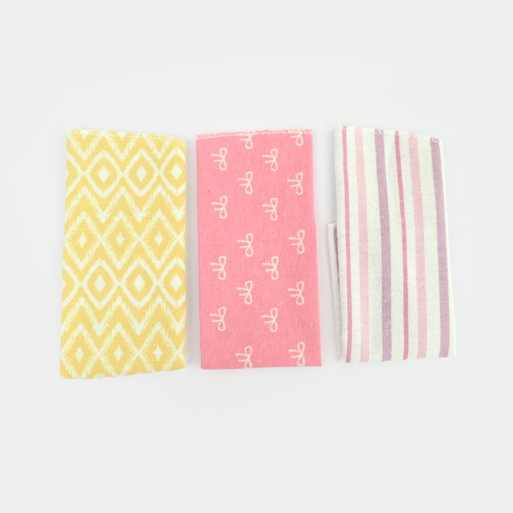 Soft Cotton Baby Face Towel 3Pcs