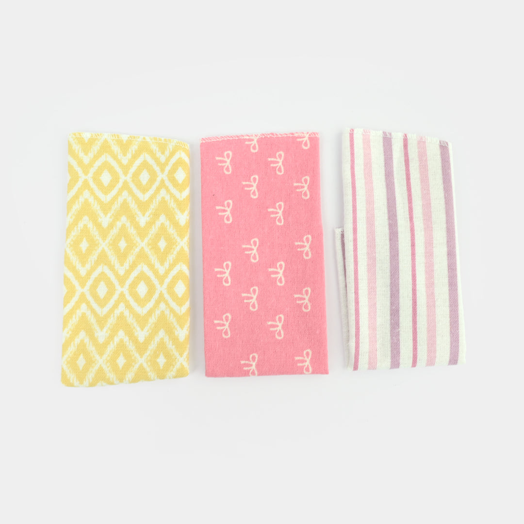 Soft Cotton Baby Face Towel 3Pcs