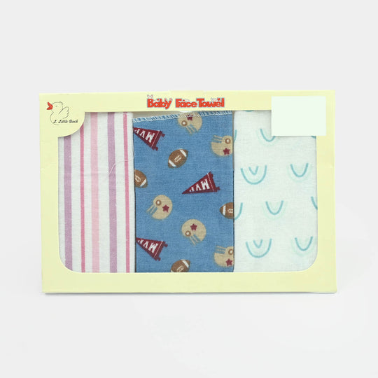 Soft Cotton Baby Face Towel 3Pcs