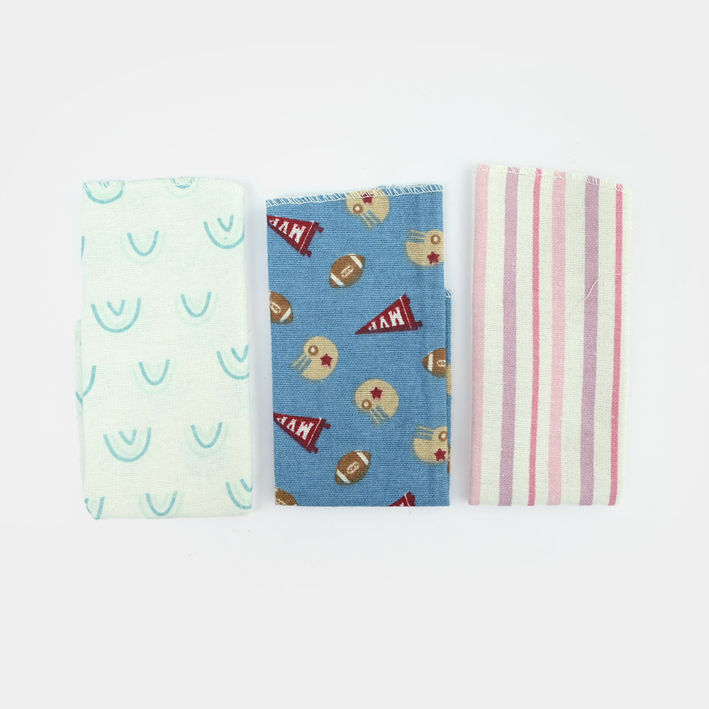 Soft Cotton Baby Face Towel 3Pcs