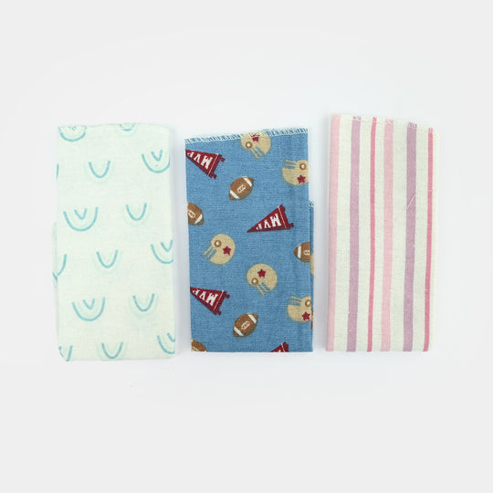 Soft Cotton Baby Face Towel 3Pcs