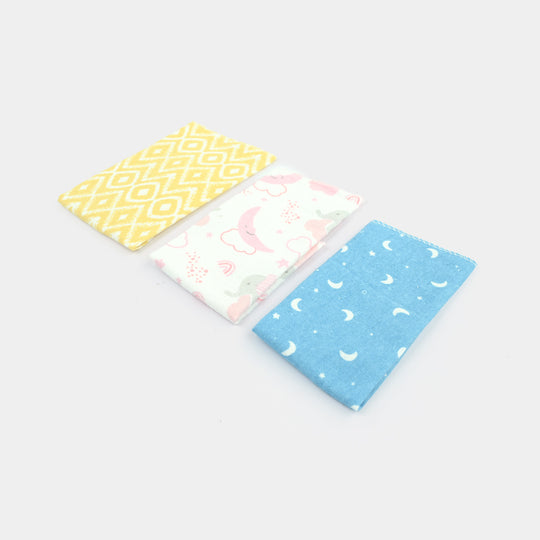 Soft Cotton Baby Face Towel 3Pcs