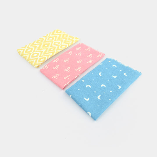 Soft Cotton Baby Face Towel 3Pcs