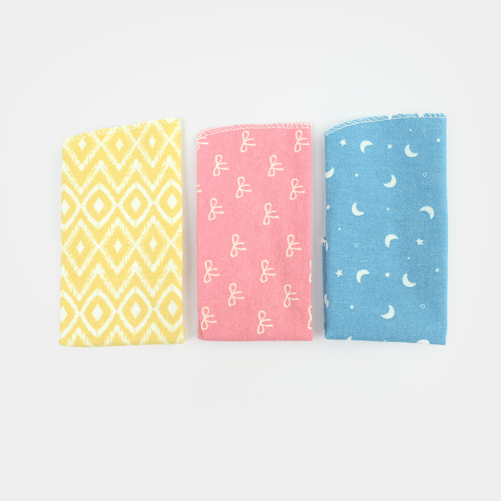Soft Cotton Baby Face Towel 3Pcs