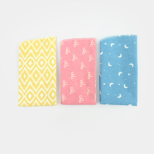 Soft Cotton Baby Face Towel 3Pcs