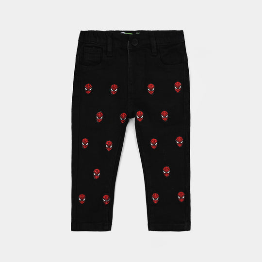 Infant Boys Denim Pant Character-BLACK