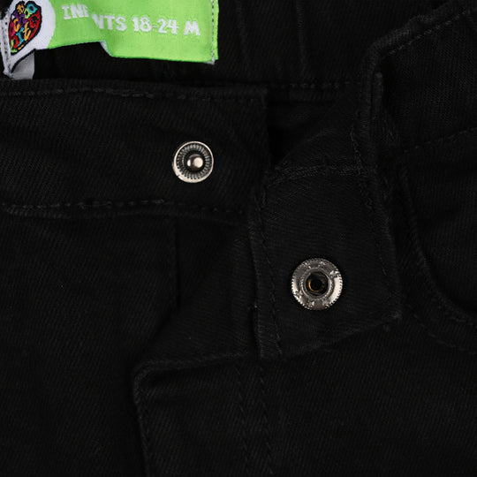 Infant Boys Denim Pant Character-BLACK