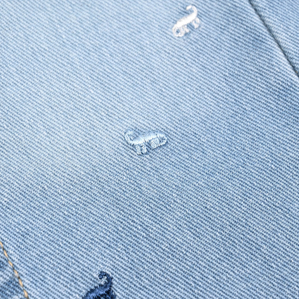 Infant Boys Denim rigid Pant Dino- Blue