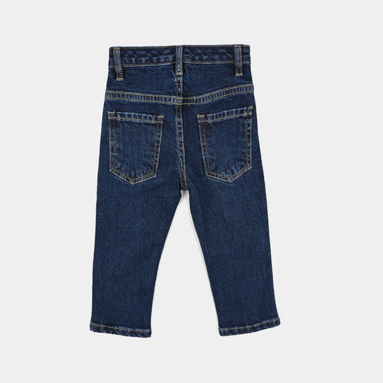Infant Boys Denim Stretch Pant Basic - Blue