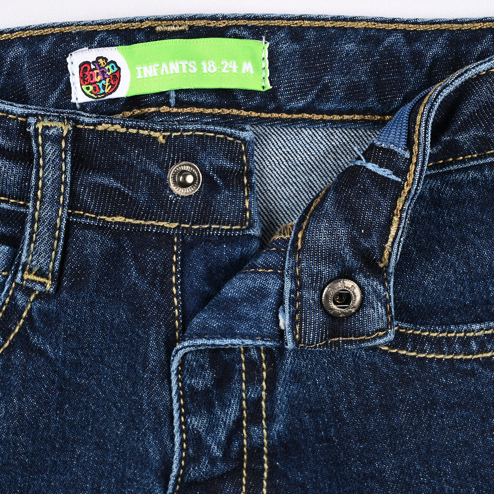 Infant Boys Denim Stretch Pant Basic - Blue