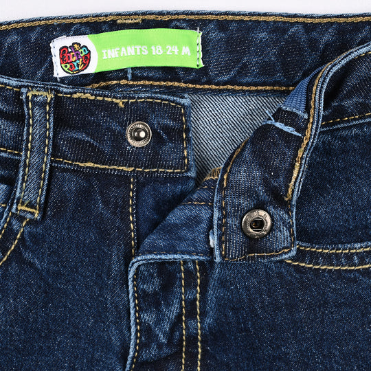 Infant Boys Denim Stretch Pant Basic - Blue