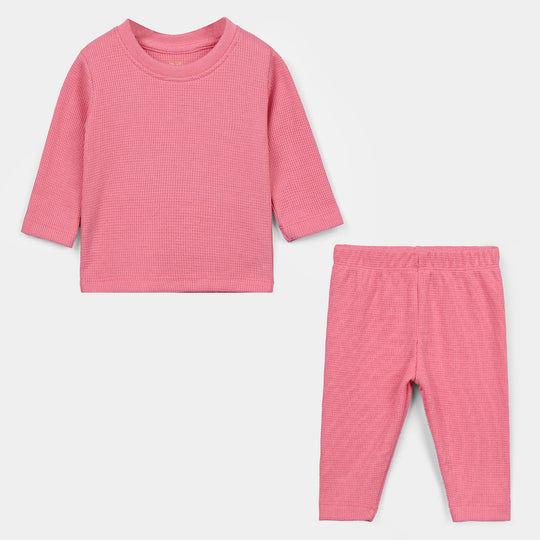 Infant Boys Thermal Inner Suit - Pink