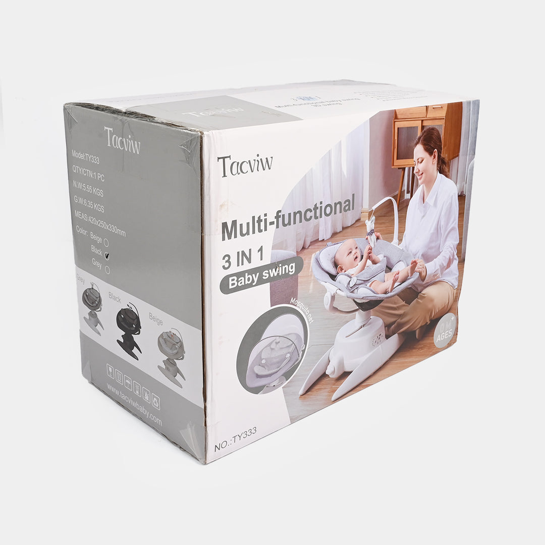Multifunctional 3-in-1 Electric Baby Swing TY333