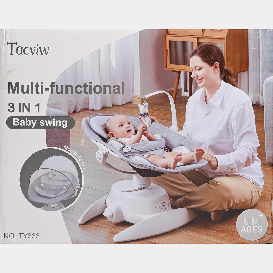 Multifunctional 3-in-1 Electric Baby Swing TY333