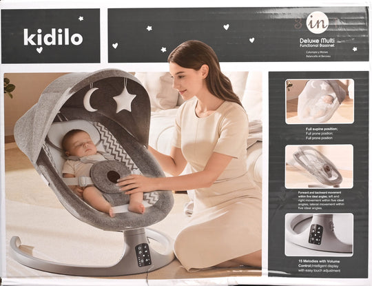 Kidilo Premium Baby Electric Swing (Model E04D)