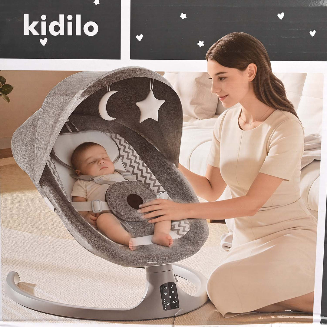 Kidilo Premium Baby Electric Swing (Model E04D)