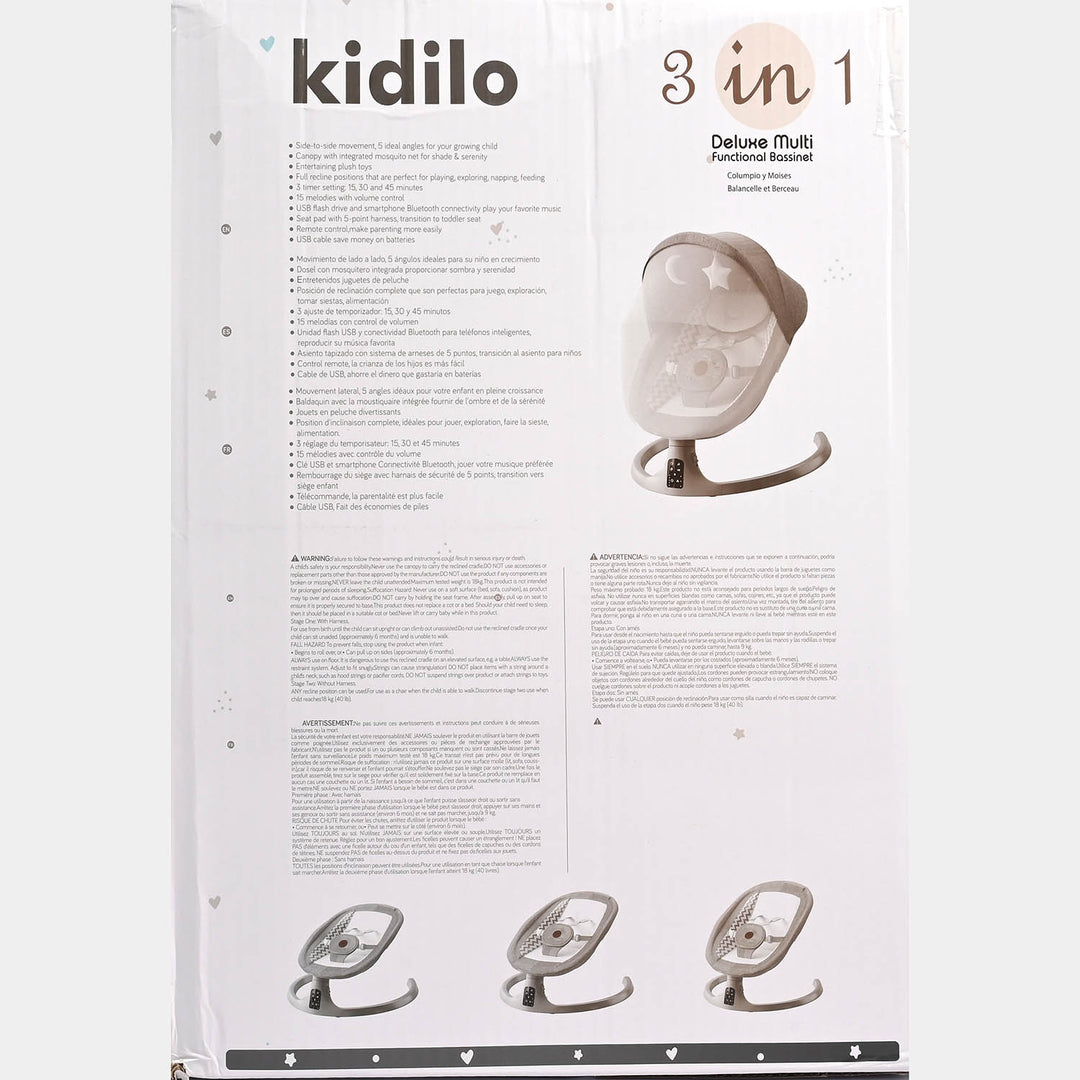 Kidilo Premium Baby Electric Swing (Model E04D)