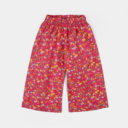 Infant Girls Cotton Printed 2Pcs Chintz-Pink
