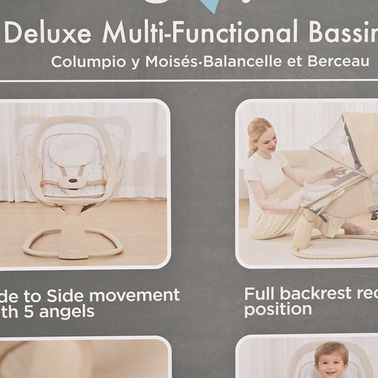Kidilo 3-in-1 Deluxe Multi-Functional Bassinet & Electric Swing