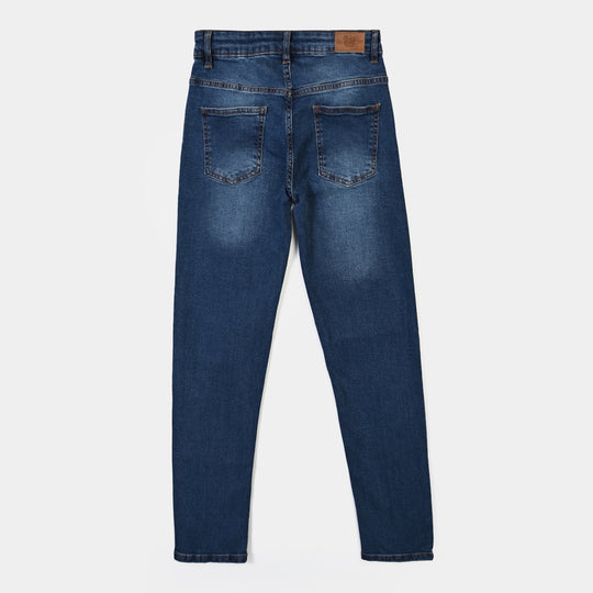 Boys Denim rigid Pant Basic Mid Blue