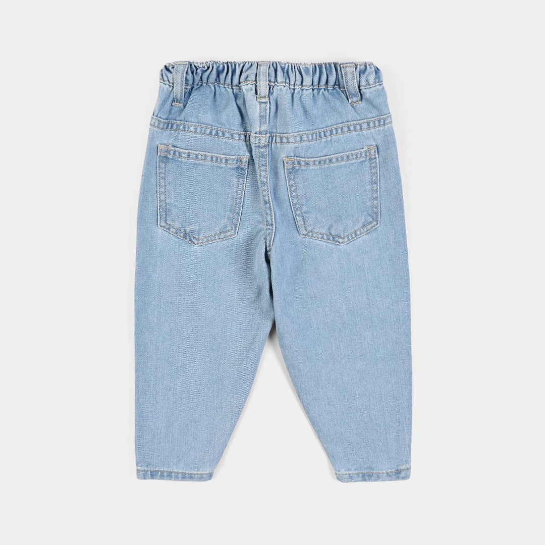 Infant Girls Denim rigid Pant Little Rainbow-Light Blue