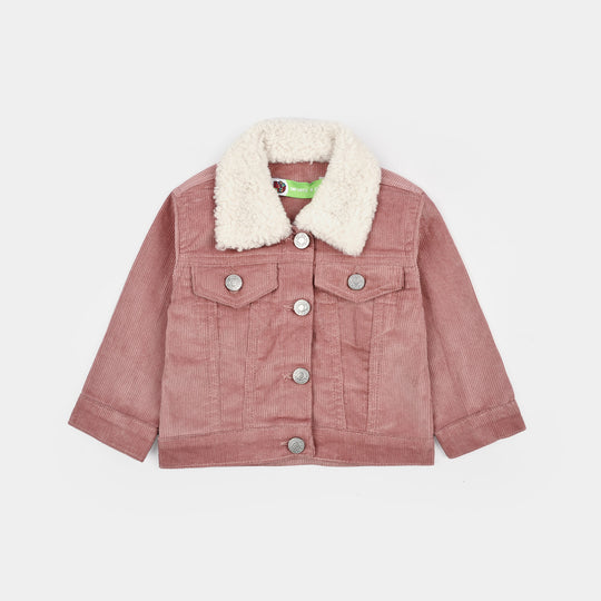 Infant Girls Corduroy Jacket - Pink
