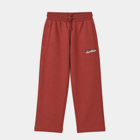Boys Cotton Terry Pyjama Urban Downtown- Red