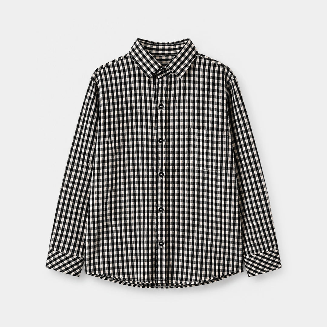 Boys Yarn Dyed Shirt (Skater City) - Checkered
