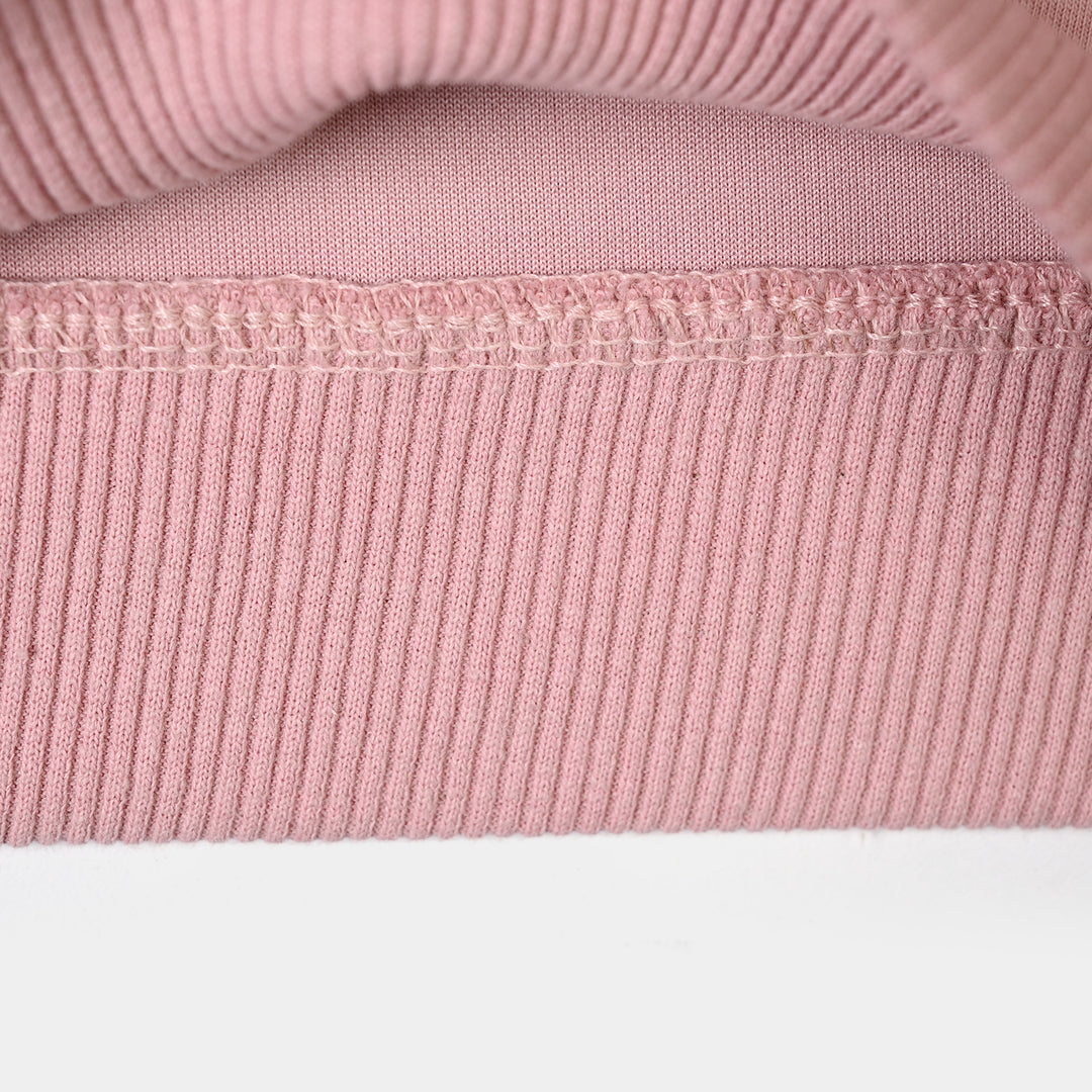 Infant Girls Scuba Sweatshirt Little Dreamer-Pink