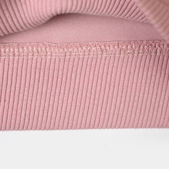 Infant Girls Scuba Sweatshirt Little Dreamer-Pink