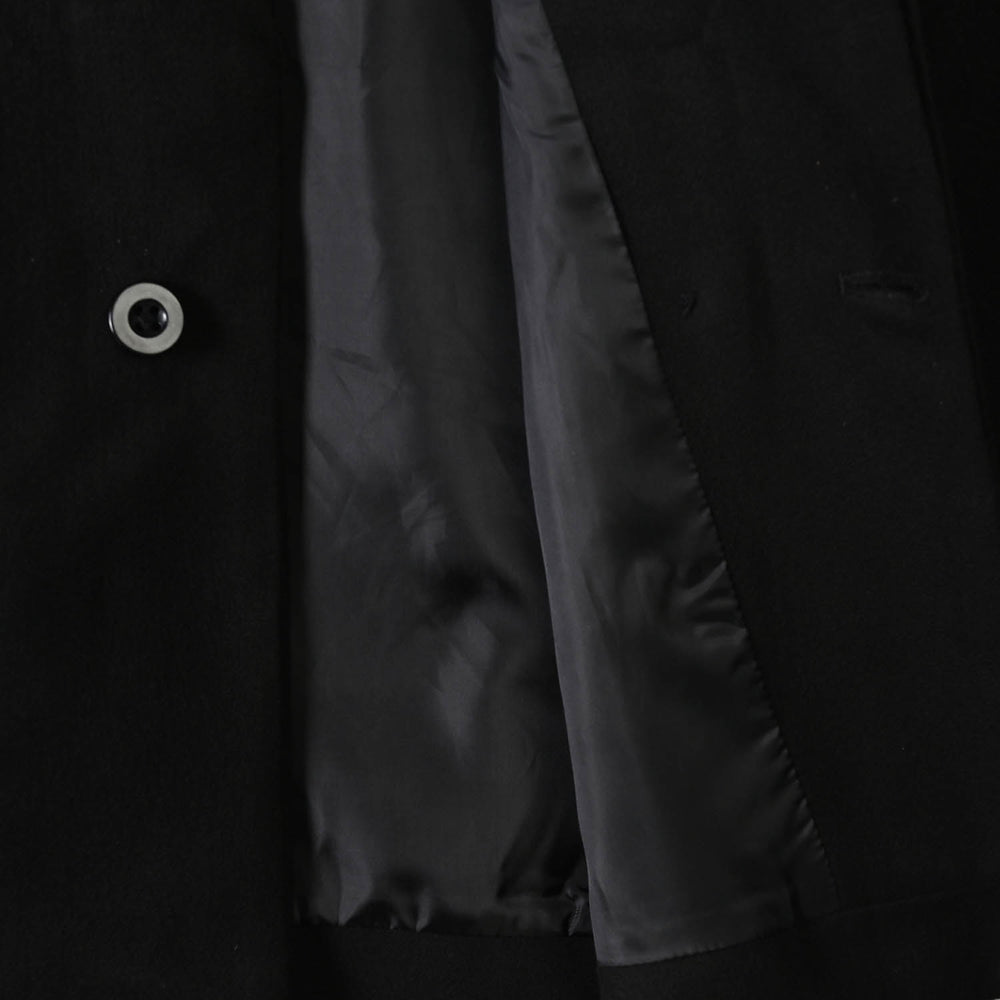 Girls Wool Trench Coat-Black
