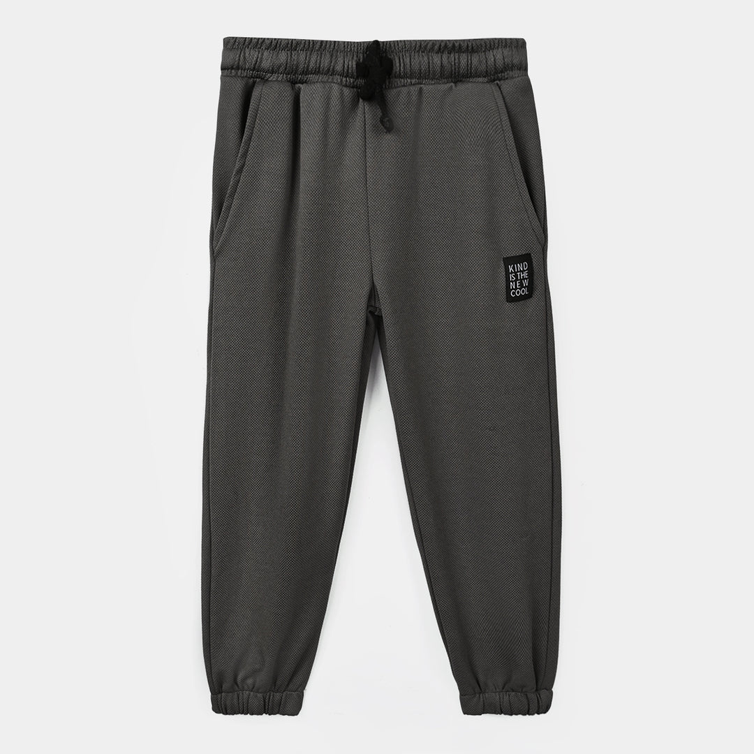Boys Jumbo Pique Pyjama Kind Is The New cool - GREY