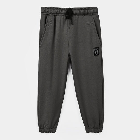 Boys Jumbo Pique Pyjama Kind Is The New cool - GREY