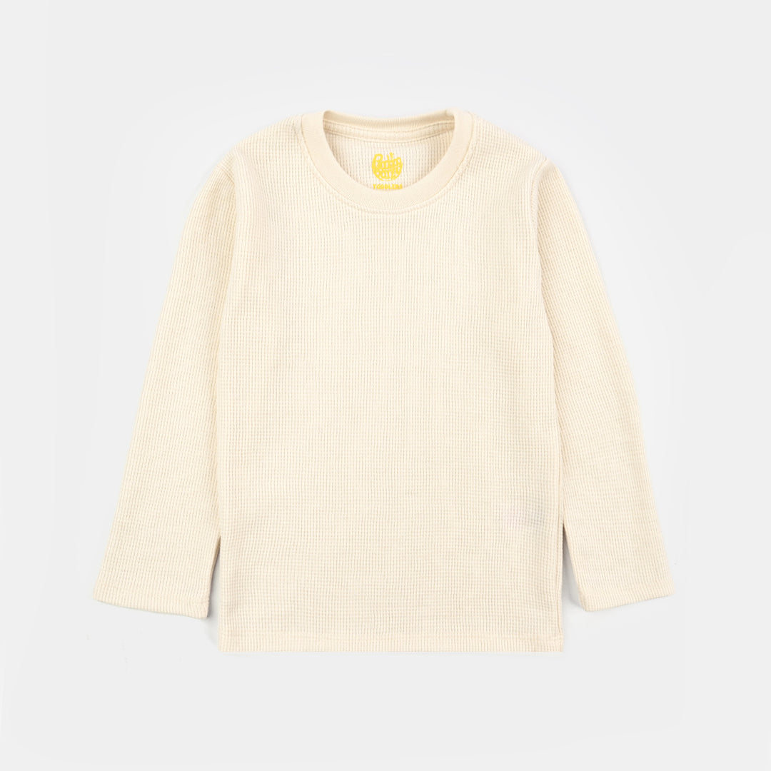 Boys Thermal Inner Suit CREAM