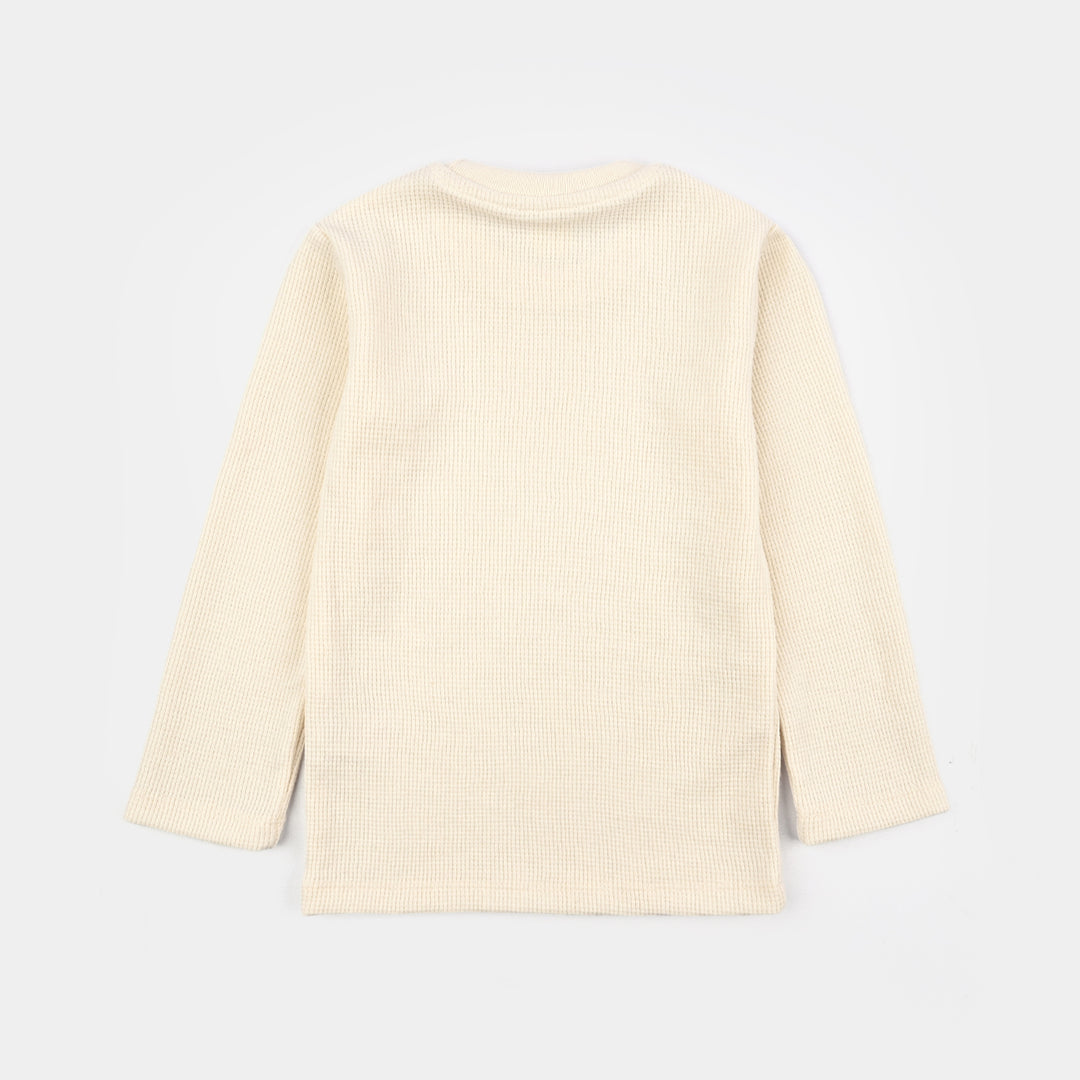 Boys Thermal Inner Suit CREAM