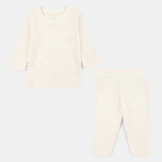 Infant Boys Thermal Inner Suit CREAM