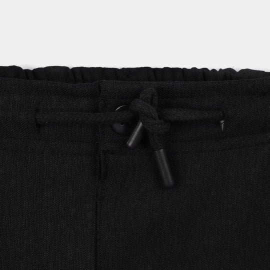 Boys Cotton Twill Pant Poly-BLACK