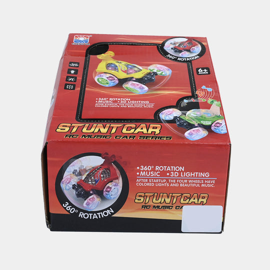Remote Control Stunt Car with Light & Music