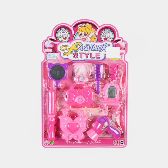 Fashion Style Pretend Beauty & Hair Salon Playset