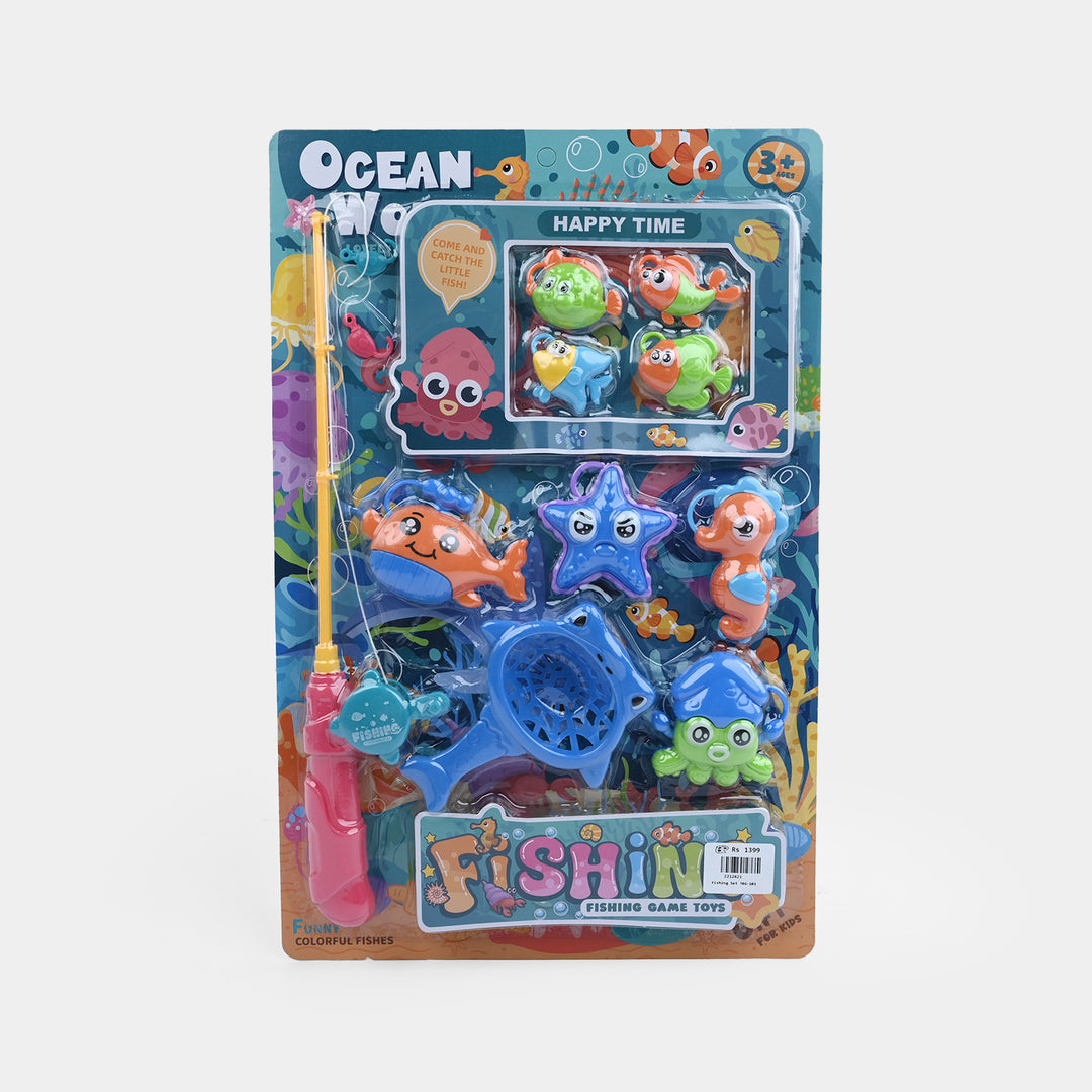 Ocean World Fishing Fun & Educational Toy Playset