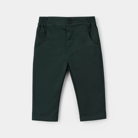 Boys Cotton Interlock 3 - PC 320 - 028 - White & Green
