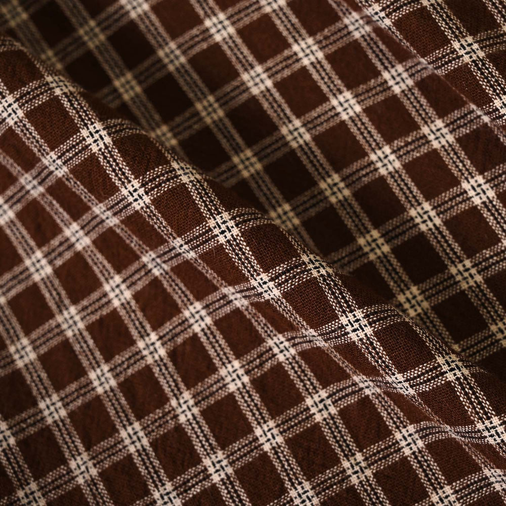 Boys Yarn Dyed shirt (Classic Check Brown)