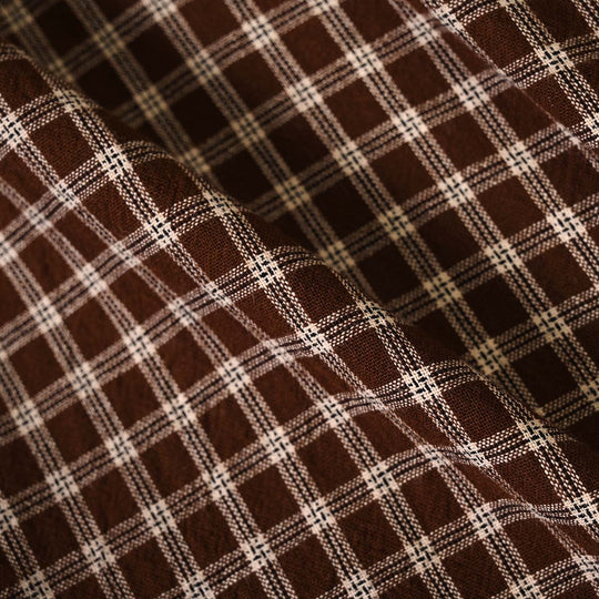 Boys Yarn Dyed shirt (Classic Check Brown)