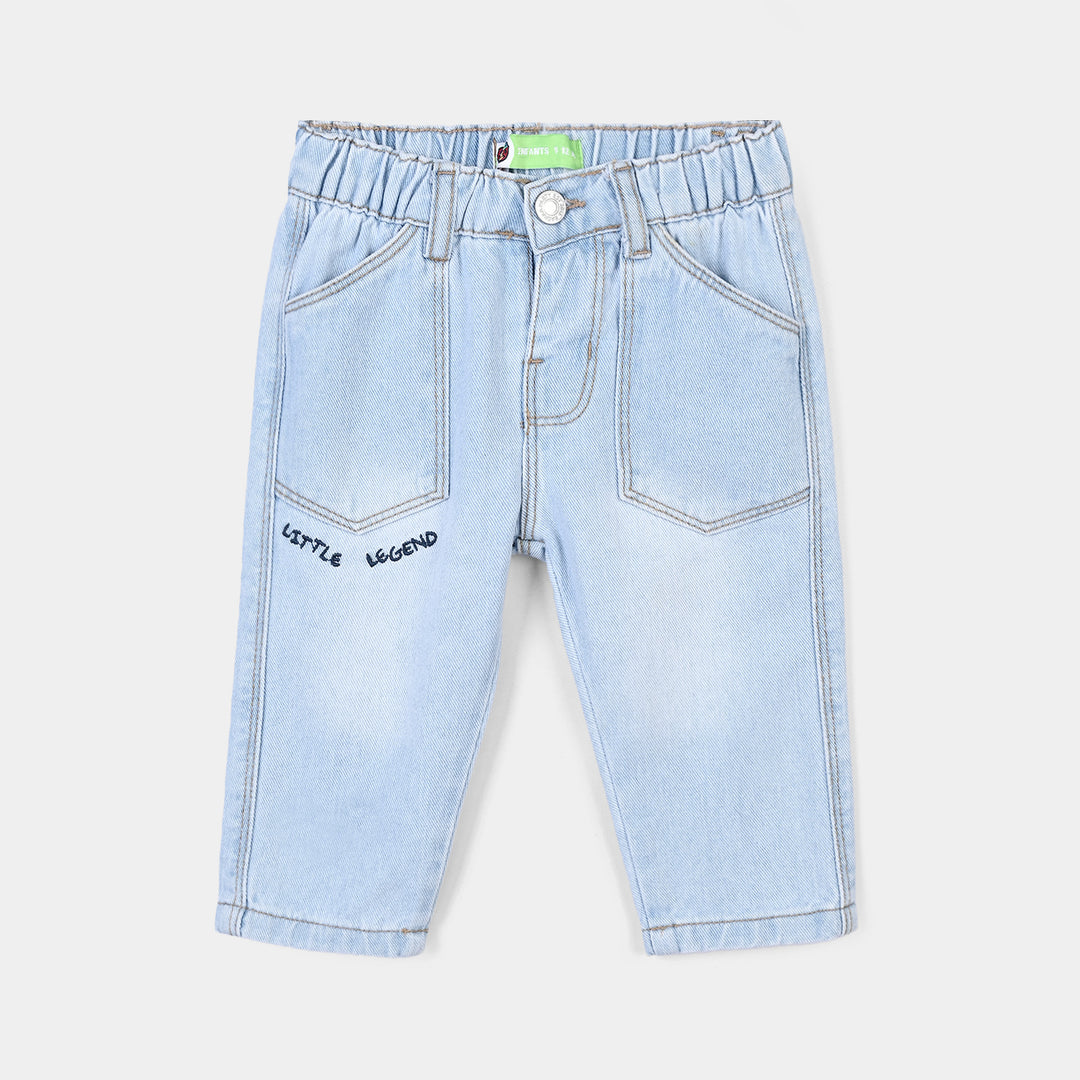 Infant Boys Denim rigid Pant Little Legend-Mid Blue